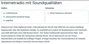 Hama DIR 3100 Internet-Radio mit Fernbedienung Bild 4