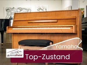 *Top Angebot* Yamaha Klavier Mod. Mj5, in Nussbaum. Made in Japan! Lieferung frei Haus (*)