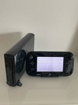 Nintendo Wii U Konsole Schwarz Bild 2