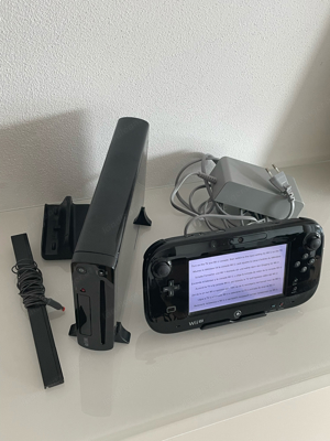 Nintendo Wii U Konsole Schwarz