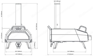 Ooni Karu 16 Pizzaofen Outdoor Multi-Brennstoff 