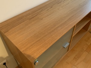 Ikea Sideboard Eiche mit Milchglastüren Bild 2