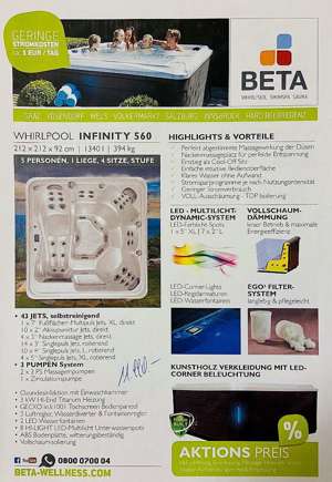 Beta Wellness Whirlpool Infinity 560 Bild 10