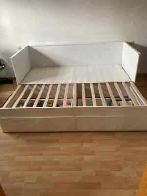 Doppelbett ausziehbar inkl. Lattenrost Bild 3