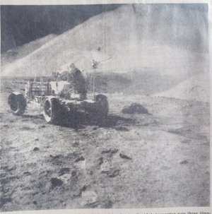 Erstes Bild der Mondlandung in einer Vorarlberger Zeitung von 1971 Bild 4