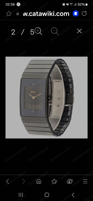 Rado Diastar  Herrenuhr Bild 2