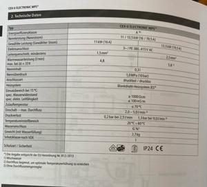 E-Kompaktdurchlauferhitzer Clage CEX-U Bild 4