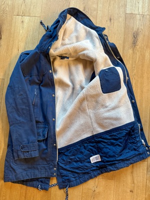 Adidas Parka - Größe M - Farbe blau