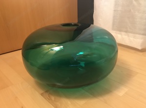 Grüne Glas Vase