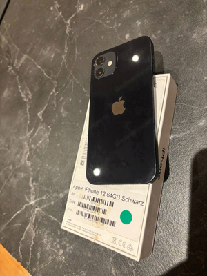 Apple Iphone 12 64GB Schwarz Bild 3