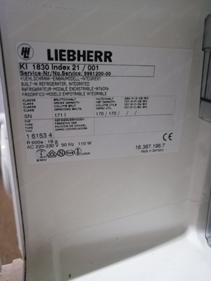 Einbau Kühlschrank von LIEBHERR  Bild 3