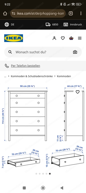 Hemnes Kommode Bild 2