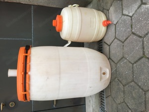 Mostfässer mit Schnellverschluss