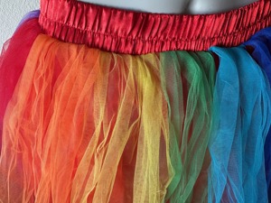 Damen Tüllrock bunt 38 40 Fasching - NEU! Bild 5