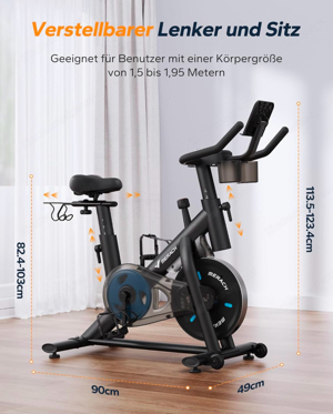 Speedbike Merach mit magnetischem Widerstand Bild 4