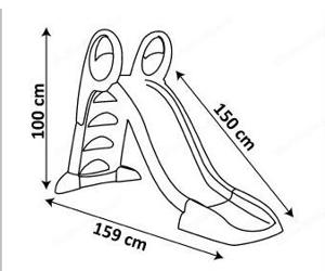 SMOBY kompakte Kinderrutsche mit Wasseranschluss - Innen und Außen verwendbar - zerlegbar in Teile Bild 2