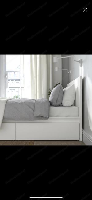 Verkaufe Bett Ikea Malm   140x200 Bild 3