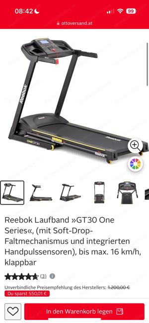 Reebok Laufband  Bild 2