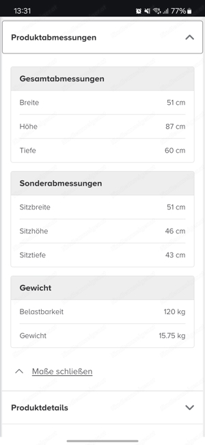 Vier Esszimmerstühle "Freischwinger Kemmel"  Bild 4