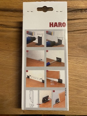 CLIPS für Stecksockelleisten - neu - HARO Bild 2