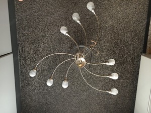 Esstischlampe mit 9 Kugeln