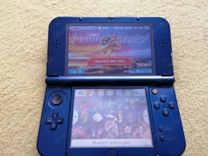 New Nintendo 3DS XL metallic blau mit viel legaler Spielesoftware Bild 3