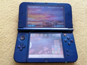 New Nintendo 3DS XL metallic blau mit viel legaler Spielesoftware Bild 6