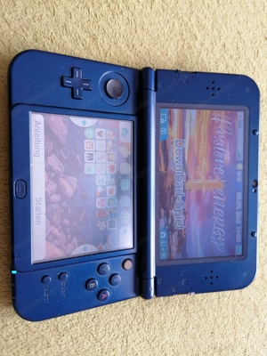 New Nintendo 3DS XL metallic blau mit viel legaler Spielesoftware Bild 2