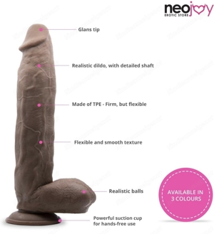 Neojoy 12" Braun Knight Dildo (30cm) Bild 5