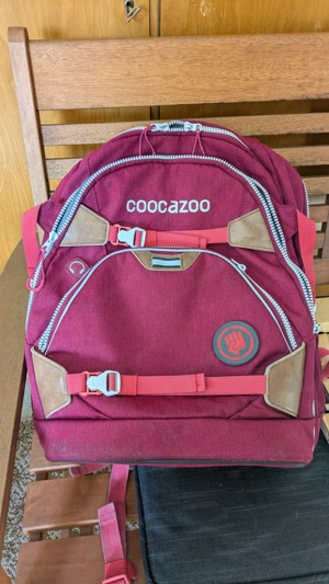 Schulrucksack coocazoo dunkelrot