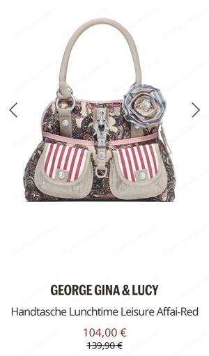 George Gina & Lucy Handtasche  Bild 2