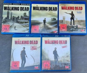 Blu Ray The Walking Dead Staffel 1 bis Staffel 5 + DVD Kill Bill Volume 2