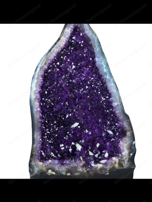 Druse Kristall Edelstein (Amethyst und Calcit Druse 80 kg Herkunft Brasilien )