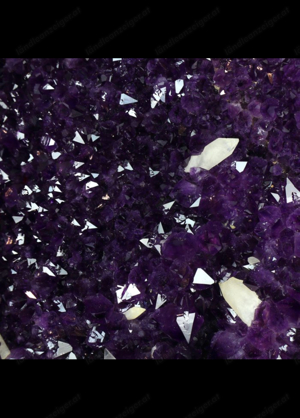 Druse Kristall Edelstein (Amethyst und Calcit Druse 80 kg Herkunft Brasilien ) Bild 5