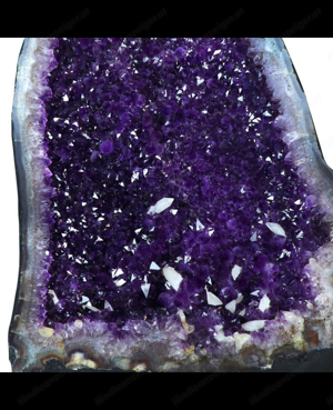 Druse Kristall Edelstein (Amethyst und Calcit Druse 80 kg Herkunft Brasilien ) Bild 4