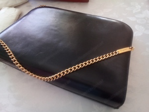 Salvatore Ferragamo Leder Clutch Bild 2