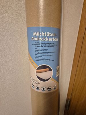 neue Rolle Milchtütenpapier Abdeckkarton Abdeckpapier Maler Bild 3