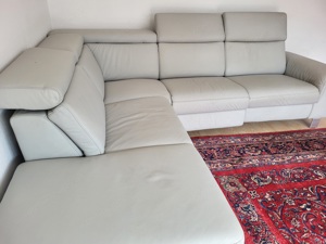 Ledersofa, verstellbar, relaxliege  4 Personen Bild 2