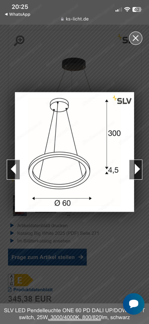 LED Pendelleuchte SLV Bild 3