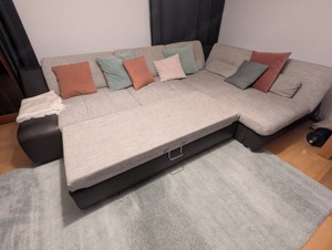 Ecksofa  Couch mit Bettfunktion - 3m x 2m Bild 2