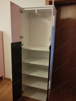 Kleiderschrank Ikea pink schwarz weiss Bild 3