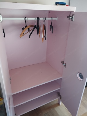 Kleiderschrank pink Ikea niedrig Bild 2