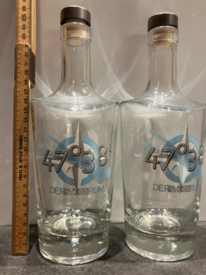 Stabiele Glasflasche 700 ml mit Korkverschluss Bild 2