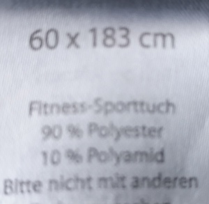 Fitnesstuch Sporttuch Bild 2