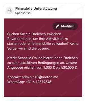 Zuverlässiges und schnelles Kreditangebot 