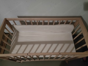 Baby Beistellbett mit Matratze Bild 2