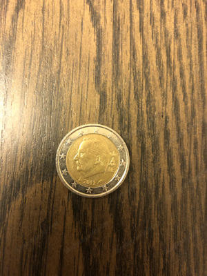 2 Euro Umlaufmünze Belgien 2011