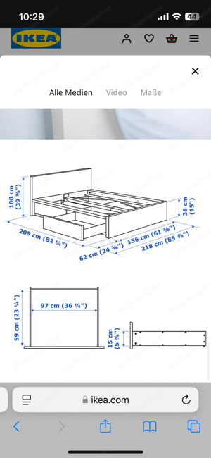 MALM Bett (Ikea) Bild 4