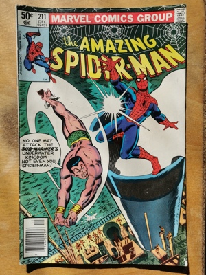 Vintage Comics 1980, Amazing Spiderman, ORIGINAL US Ausgaben. Nur als Set.  Bild 7