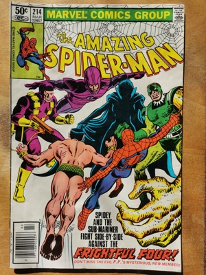 Vintage Comics 1980, Amazing Spiderman, ORIGINAL US Ausgaben. Nur als Set.  Bild 2